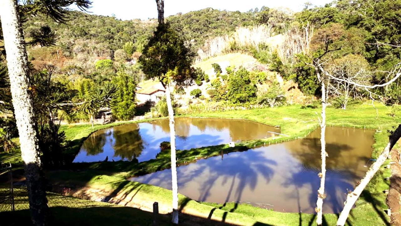Chácara c piscina churrasqueira e Wi-Fi em Ibiúna Exterior foto